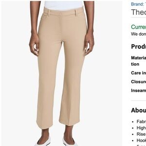 Theory Mid-Rise Flared Pants M0104213